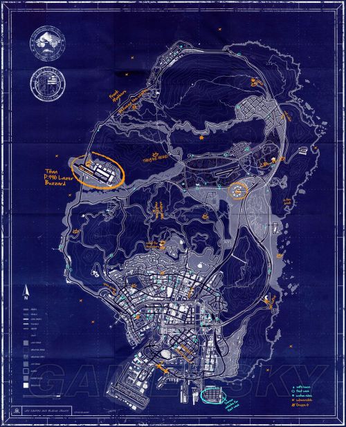 侠盗猎车手5(gta5) 地图有多大 洛圣都高清全景大地图图片