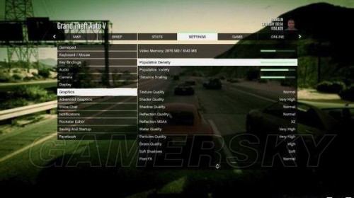 侠盗猎车手5 Gta5 Pc版画面设置一览pc版画面怎么设置 游民星空gamersky Com