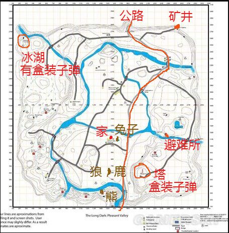 漫漫长夜 惬意山谷地图惬意山谷生存狩猎攻略 游民星空gamersky Com