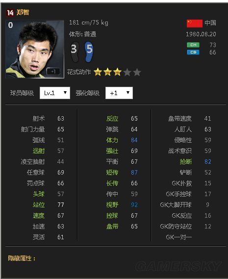 FIFA Online3 经理人球员选择