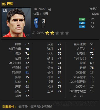 FIFA Online3边前卫球员推荐