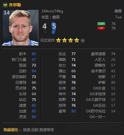 FIFA Online3 W卡边路球员推荐