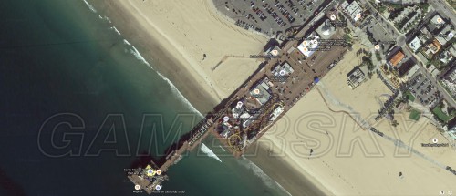 《gta5》洛圣都与洛杉矶航拍图片对比一览