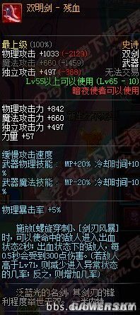 DNF领主塔新增65SS武器