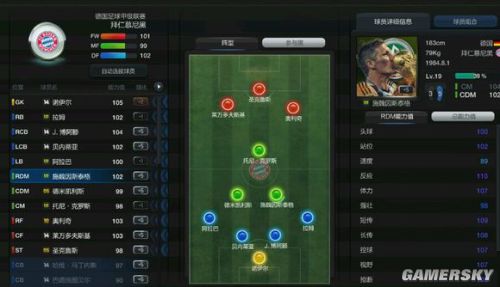 FIFA Online3拜仁套前锋