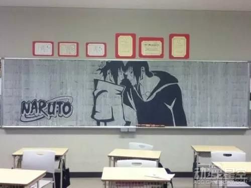 日本学生绘高考祝福黑板画 相似度简直逆天了