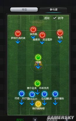 FIFA Online3经理人4114战术板