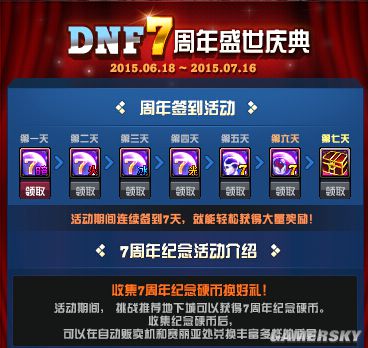 DNF7周年纪念硬币