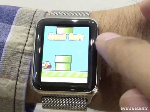 开发者在Apple Watch独立运行Flappy Bird游戏