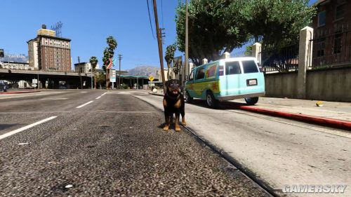 《gta5》小查mod逗趣无穷 刚猛狗哥勇闯洛圣都