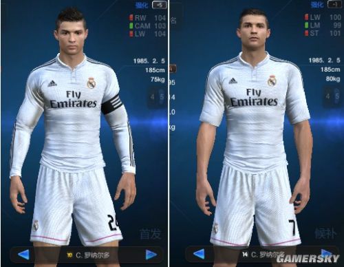 FIFA Online3皇马套球员模型对比 皇马套模型怎