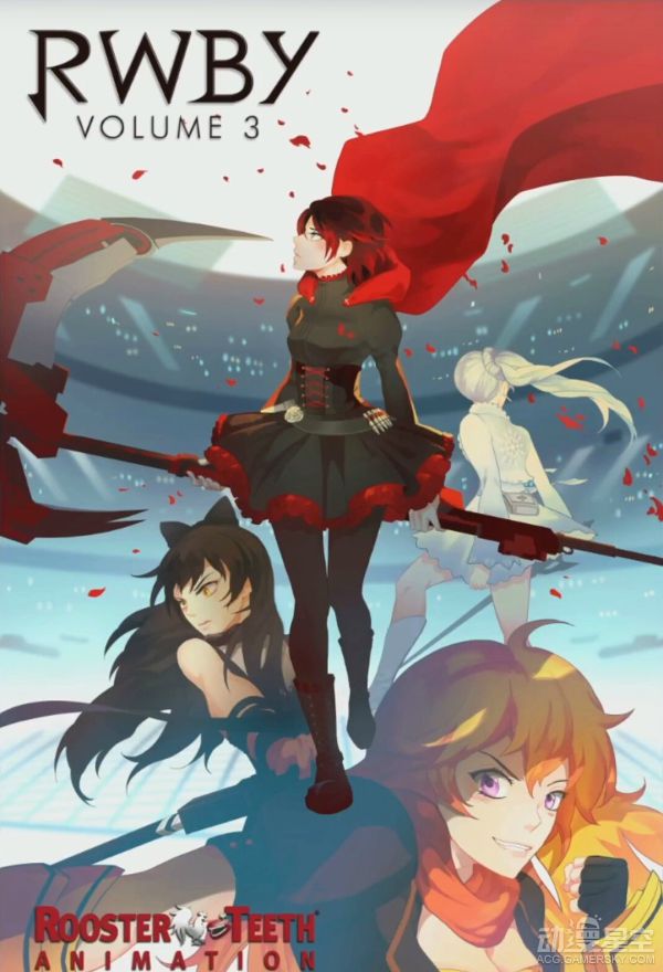 rwby第三卷情报公开新的宣传海报和新人设图