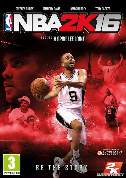 《nba 2k16》地方版封面公布 法国小跑车西班牙加嫂