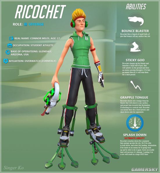 守望先锋国国外玩家自创英雄