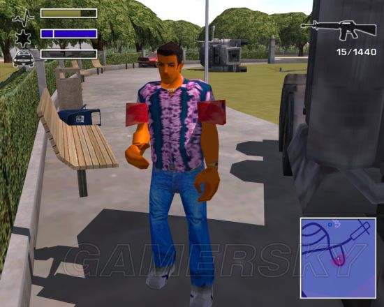名字叫做"timmy vermicelli"应该是映射gtavc主角tommy vercetti,更有