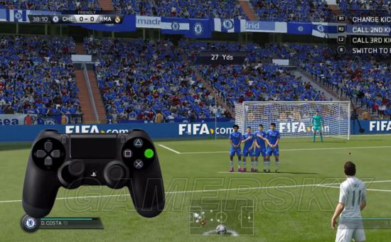 《FIFA16》任意球操作视频教程 任意球怎么踢