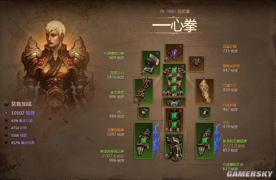 暗黑3双拳法武僧