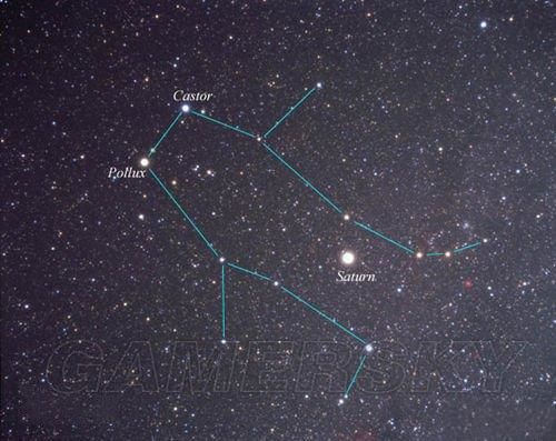 双子座星阵图图片