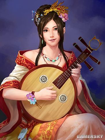 《三国志12》全美女武将图鉴一览 美女武将头像_大乔-游民星空 gamer