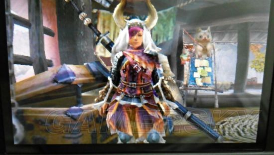 怪物猎人x武器排行_3DS游戏《怪物猎人X》全新合作装备公布超炫武器登场