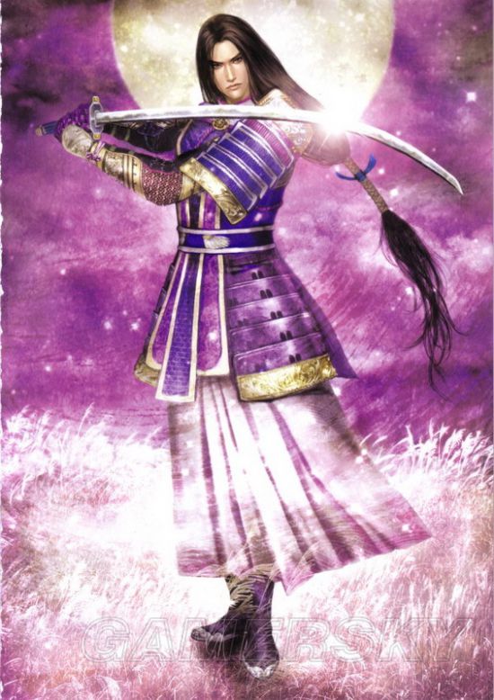 《战国无双》系列武将原画对比 系列武将原画合集_明智光秀-游民星空