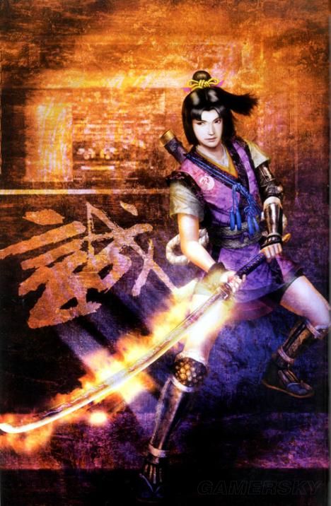 《战国无双》系列武将原画对比 系列武将原画合集_森兰丸-游民星空