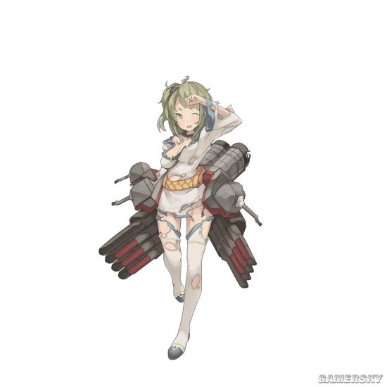 战舰少女r图鉴0045五十铃1045五十铃改