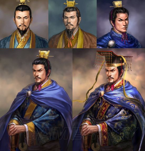 《三国志13》全武将9代以来能力及画像对比_曹丕-游民星空 gamersky.