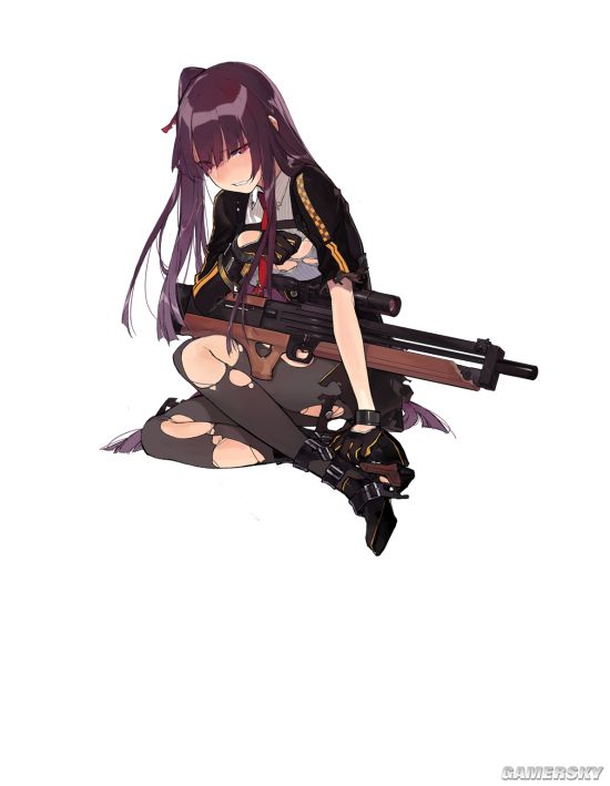 少女前线wa2000属性资料 少女前线wa2000大破立绘