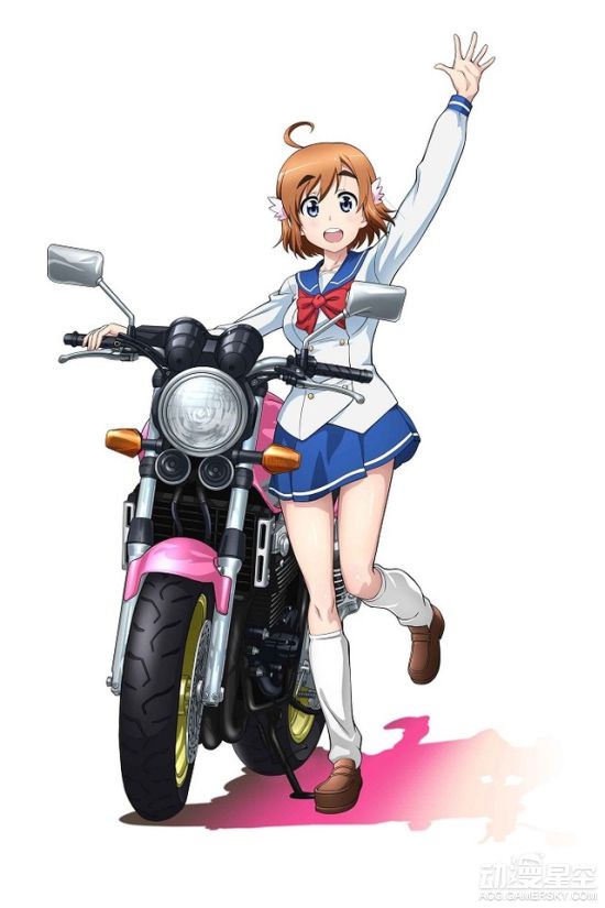 4月新番爆音少女新宣传绘公开少女与摩托车