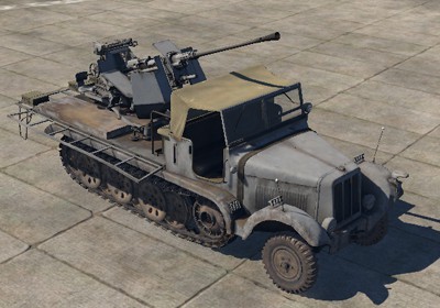 37毫米flak36自行防空炮sd.kfz.6/2坦克资料_武器配置