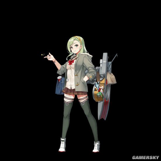 战舰少女r三隈换装春日踏青立绘三隈春日踏青大破立绘