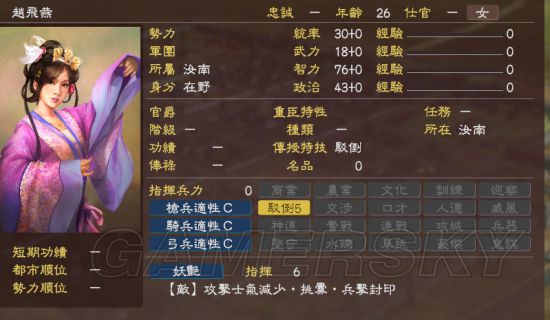 三国志13美女武将分享古代后宫美女列传