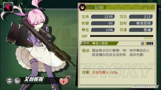 战场双马尾立绘