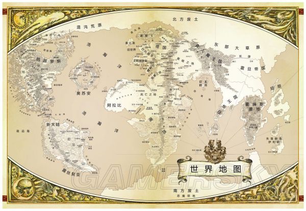 战锤全面战争中古战锤完整世界地图