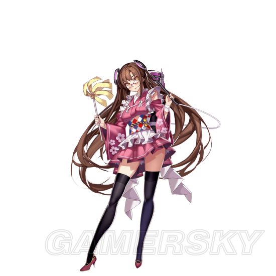 战舰少女r龙田时尚礼服换装立绘龙田皮肤预览