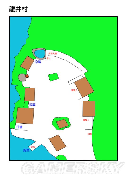 侠客风云传杭州及龙井村地图一览