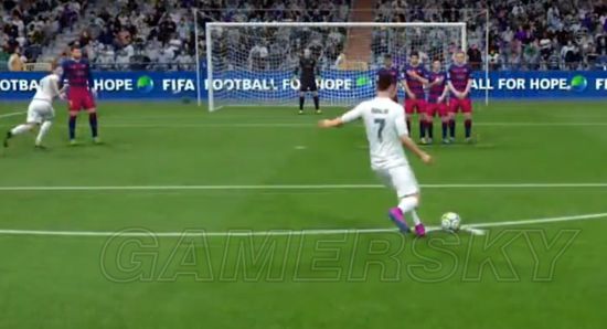《FIFA16》C罗任意球视频集锦-游民星空 Gam