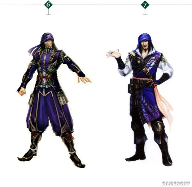 《真三国无双》系列武将形象鉴赏及对比 系列人物形象