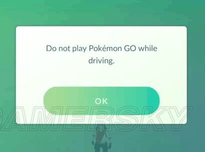 口袋妖怪go Do not play pokemon GO while driving什么意思
