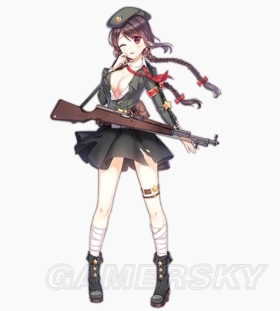 少女前线56式半自动步枪立绘56式半自动步枪大破图鉴