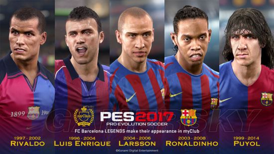 《实况足球2017(PES2017)》MC模式传奇球员