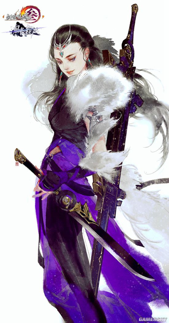 颜值逆天 《剑网3》霸刀玩家手绘同人图赏