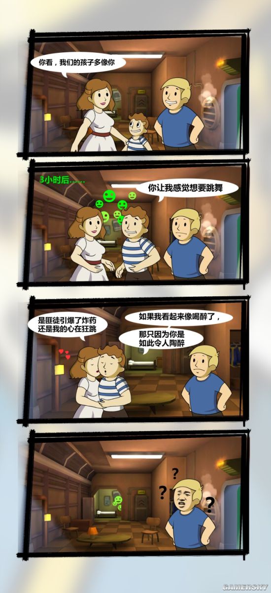 饭圈出大神辐射避难所玩家自创同人漫画走红