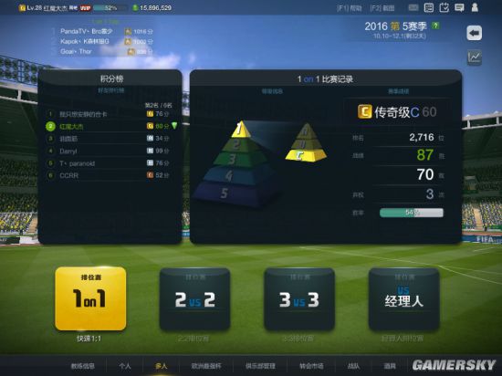 FIFA Online3 4123传奇战术板分享