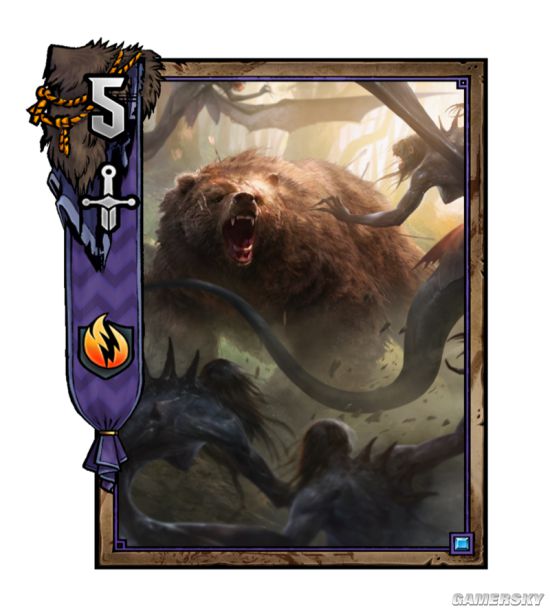 巫师之昆特牌蛮熊技能分析蛮熊属性介绍