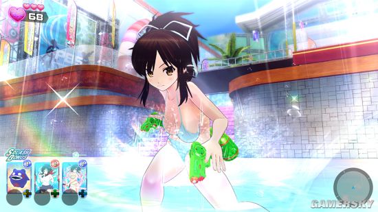 《闪乱神乐:沙滩戏水(senran kagura: peach beach splash)》游戏截图