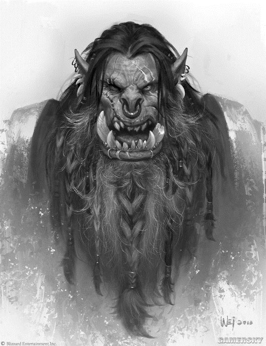 恶魔翅膀古尔丹 魔兽电影概念图欣赏