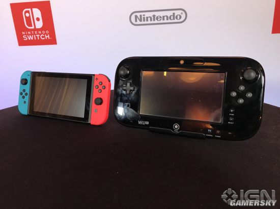 任天堂Switch真机图赏 对比WiiU、3DSLL _ 游