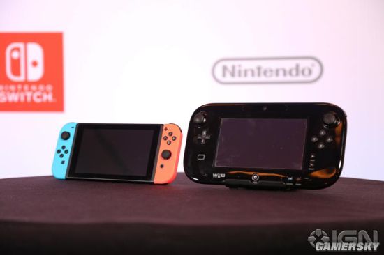任天堂Switch真机图赏 对比WiiU、3DSLL _ 游